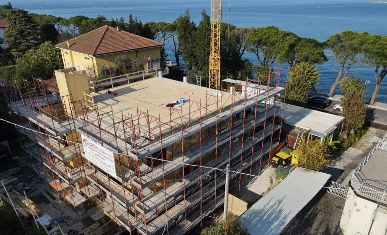 n multipiano in pannelli in X-LAM a Peschiera del Garda